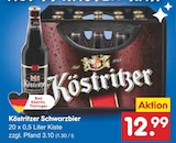 Schwarzbier im Angebot bei Netto Marken-Discount in Chemnitz Schwarzbier Angebote von Köstritzer bei Netto Marken-Discount Chemnitz für 12,99 €
