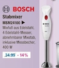 Stabmixer MSM24100 im Angebot bei V-Markt in Regensburg Stabmixer MSM24100 Angebote von Bosch bei V-Markt Regensburg für 34,99 €