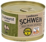 Bratwurst im Angebot bei REWE in Böblingen Bratwurst Angebote von Landbauern Schwein bei REWE Böblingen für 2,59 €