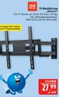 Aktuelles TV-Wandhalterung WM2453 Angebot bei Marktkauf in Schweinfurt ab 27,99 €