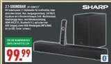 2.1-Soundbar HT-SBW121 Angebote von Sharp bei Marktkauf Wesel für 99,99 €