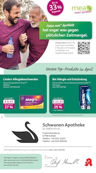 mea - meine apotheke Prospekt Unsere April-Angebote mit 4 Seiten