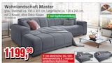 Die Möbelfundgrube Otterbach - Wohnlandschaft Master Angebot im Prospekt Wohnlandschaft Master bei Die Möbelfundgrube im Otterbach Prospekt für 1.199,99 €