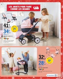 Promo Poussette Poupée dans le catalogue E.Leclerc du moment à la page 41