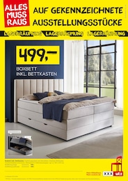 Boxspringbett im XXXLutz Möbelhäuser Prospekt "GRÖSSTE LAGERRÄUMUNG" auf Seite 3