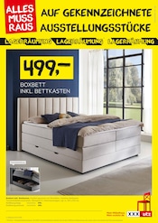 Aktueller XXXLutz Möbelhäuser Prospekt mit Boxspringbett, "GRÖSSTE LAGERRÄUMUNG", Seite 3