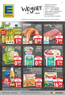 EDEKA Dortmund Prospekt der aktuellen Woche, gültig von 04.08.2025 bis 09.08.2025 Aktueller EDEKA Dortmund Prospekt "Aktuelle Angebote" mit 24 Seiten