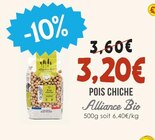 Pois chiche - ALLIANCE BIO - Naturalia Pois chiche - ALLIANCE BIO à 3,20 € dans le catalogue Naturalia