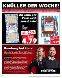 Aktueller Kaufland Prospekt "Aktuelle Angebote" Seite 2 von 56 Seiten für Hamburg