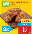 Nuss-Nougat-Croissant Angebote von BACK STUBE bei Netto Marken-Discount Rheda-Wiedenbrück für 1,00 €