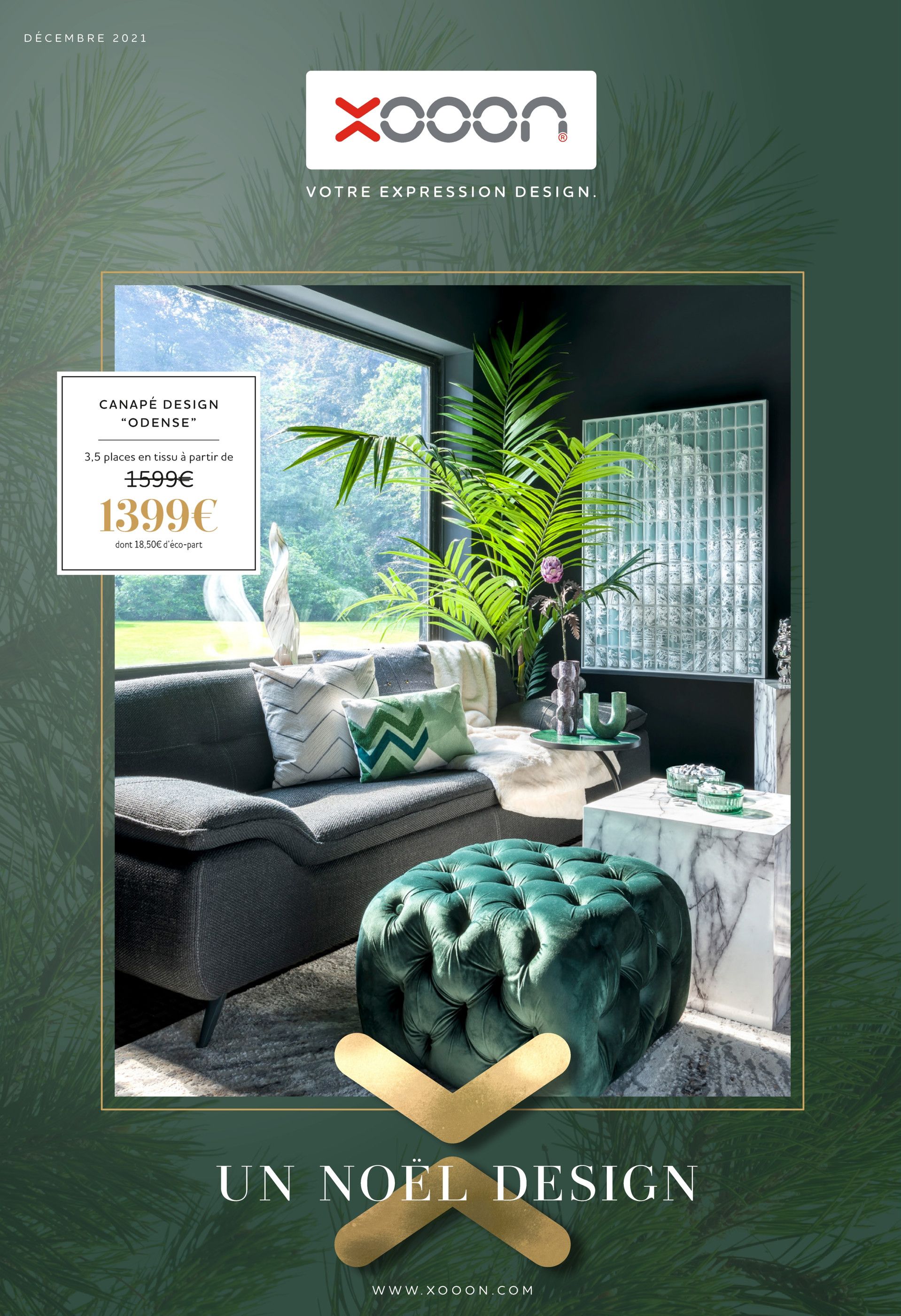 Catalogue Xooon à Ancenis, avec 8 pages Prospectus Xooon à Ancenis, "Un Noël design", 8 pages, 29/11/2021 - 26/12/2021