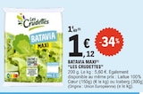 Batavia maxi - LES CRUDETTES à 1,12 € dans le catalogue E.Leclerc