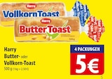 Harry Butter- oder Vollkorn-Toast Angebote bei famila Nordost Neustadt für 5,00 €
