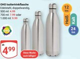 Isoliertrinkflasche im Angebot bei GLOBUS in Erfurt Isoliertrinkflasche Angebote von OHO bei GLOBUS Erfurt für 4,99 €
