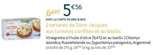 Picard Liergues - 2 tartares de Saint-Jaques aux tomates confites et au basilic Promo 2 tartares de Saint-Jaques aux tomates confites et au basilic dans le catalogue Picard "Un avant-goût de fêtes" à Liergues