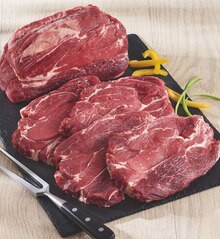 Hyper U Le Cap d'Agde - VIANDE BOVINE : BASSE CÔTE SANS OS À GRILLER Promo VIANDE BOVINE : BASSE CÔTE SANS OS À GRILLER dans le catalogue Hyper U Méga formats, méga économies à Le Cap d'Agde