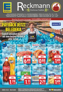 EDEKA Prospekt der Woche "Aktuelle Angebote" Seite 1, 13.01.2025 bis 18.01.2025 für Mönchengladbach Aktueller EDEKA Prospekt "Aktuelle Angebote" Seite 1 von 28 Seiten für Mönchengladbach