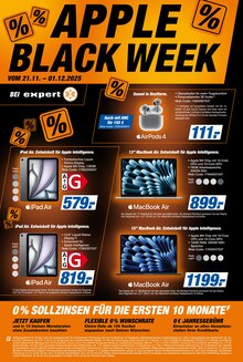 Aktueller expert Wendlingen (Neckar) Prospekt expert Prospekt Wendlingen (Neckar) "APPLE BLACK WEEK" mit 2 Seiten