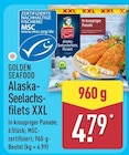Alaska-Seelachsfilets XXL von Golden Seafood für 4,79 € bei ALDI Nord im Angebot Alaska-Seelachsfilets XXL von Golden Seafood im aktuellen ALDI Nord Prospekt