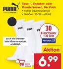 Sport-, Sneaker- oder Quartersocken, 3er Pack im Angebot bei Netto Marken-Discount in Dresden Sport-, Sneaker- oder Quartersocken, 3er Pack Angebote von Puma bei Netto Marken-Discount Dresden für 6,99 €