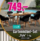 Gartenmöbel-Set „Style“ von GARDEN PLACE für 749,00 € bei Hornbach im Angebot Gartenmöbel-Set „Style“ von GARDEN PLACE im aktuellen Hornbach Prospekt