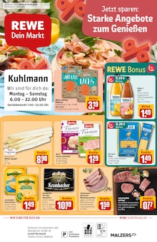Aktueller REWE Prospekt "Dein Markt" für Dortmund Aktueller REWE Prospekt für Dortmund mit Seiten