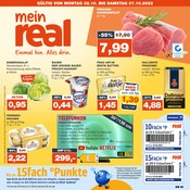 Gemüse im Real Prospekt in Rheine Aktueller Real Prospekt mit Gemüse, "Mein real", Seite 1