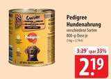Hundenahrung Angebote von Pedigree bei famila Nordost Stralsund für 2,19 €