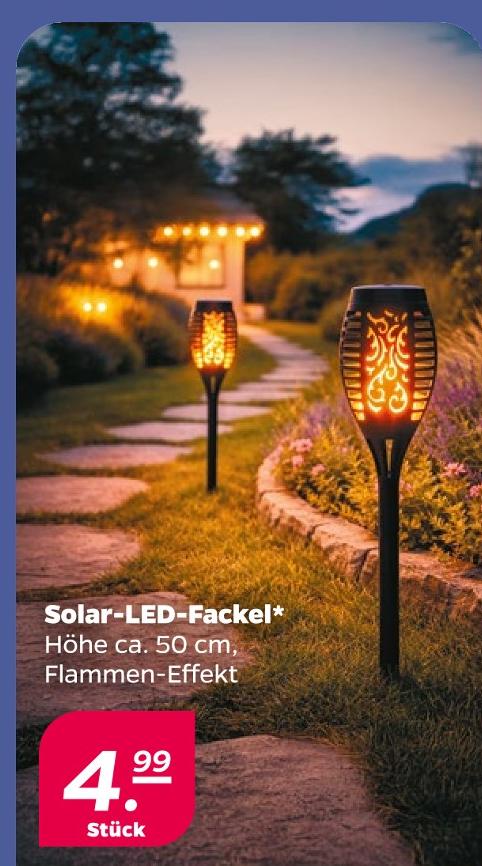 Solar-LED-Fackel
