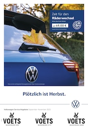 Volkswagen Prospekt "Herbstliche Angebote.", 1 Seite, 01.09.2025 - 01.09.2025 Aktueller Volkswagen Prospekt, "Herbstliche Angebote.", mit Angeboten der Woche, gültig von 01.09.2025 bis 01.09.2025