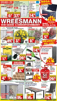 Wreesmann Klingenthal Prospekt der aktuellen Woche, gültig von 01.09.2025 bis 06.09.2025 Aktueller Wreesmann Klingenthal Prospekt "DEIN SAISON- & SONDERPOSTENMARKT!" mit 8 Seiten