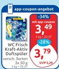 Kraft-Aktiv Duftspüler im Angebot bei budni in Seevetal Kraft-Aktiv Duftspüler Angebote von WC Frisch bei budni Seevetal für 3,49 €