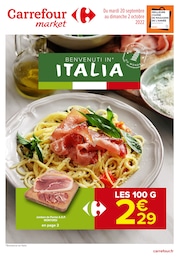 Prospectus Carrefour Market en cours, "Benvenuti in Italia", 12 pages