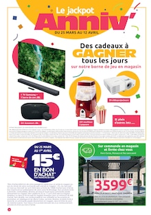 Catalogue Mr.Bricolage de la semaine "Le très bon ANNIV'" avec 2 pages, valide du 25/03/2026 au 12/04/2026 pour Mouans-Sartoux et alentours Prospectus Mr.Bricolage de la semaine "Le très bon ANNIV'" avec 2 pages, valide du 25/03/2026 au 12/04/2026 pour Mouans-Sartoux et alentours