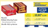 METRO - Kitkat Chunky oder Lion Angebot im Prospekt Kitkat Chunky oder Lion bei METRO im Prospekt "" für 11,56 €