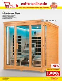 Infrarotkabine im Netto Marken-Discount Prospekt Infrarotkabine im Netto Marken-Discount Prospekt "Aktuelle Angebote" auf Seite 63