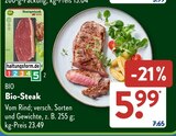 Bio-Steak  im aktuellen ALDI SÜD Prospekt für 5,99 €
