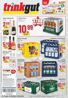 Veltins im Trinkgut Prospekt "Aktuelle Angebote" mit 6 Seiten (Würselen)
