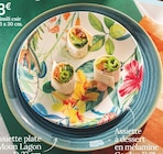 Promo Assiette à dessert en mélamine Garden D 21 cm à 9,50 € dans le catalogue Ambiance & Styles à Tressaint