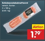 Aktuelles Schinkenzwiebelmettwurst Angebot bei Netto Marken-Discount in Duisburg ab 1,79 €
