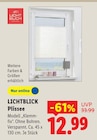 Plissee von LICHTBLICK im aktuellen Lidl Prospekt für 12,99 €