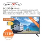 FHD-TV LED2425 im V-Markt Prospekt FHD-TV LED2425 von REFLEXION im aktuellen V-Markt Prospekt für 111,00 €