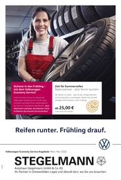 Aktueller Volkswagen Prospekt mit Strümpfe, "Der Frühling startet mit Power", Seite 1