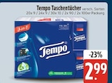 Tücher im EDEKA Prospekt Tempo Taschentücher von Tempo im aktuellen EDEKA Prospekt für 2,99 €