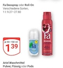 Aktuelle Ariel Angebote bei GLOBUS in Erfurt Aktuelles Deospray Angebot bei GLOBUS in Erfurt ab 1,39 €
