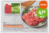 Aktuelles Bio-Hackfleisch gemischt Angebot bei tegut in Augsburg ab 4,99 €