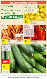 Promos Fruits Et Légumes dans le catalogue "LES PETITS PRIX HALAL" de Carrefour Fruits Et Légumes en promo dans le catalogue Carrefour à la page 4