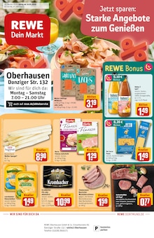 REWE Prospekt Dein Markt mit 30 Seiten