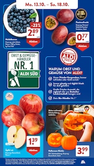 Passionsfrucht Angebot im aktuellen ALDI SÜD Prospekt auf Seite 5