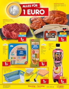 Fleisch im Netto Marken-Discount Prospekt "Aktuelle Angebote" mit 60 Seiten (Mannheim)
